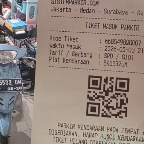 Sistem Parkir ALPR (automatic license plate recognition) Membaca Nomor Plat Kendaraan